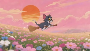 花海飞行的汤姆