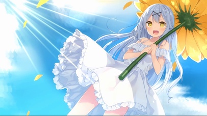 阳光向日葵少女