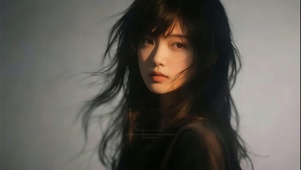 清冷忧郁风 凌乱美少女