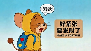 好紧张要发财啦