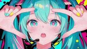 炫彩甜心初音未来动态壁纸