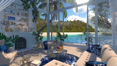 4K夏日海边度假屋