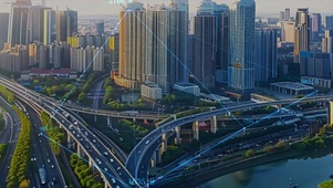 发达城市交通枢纽