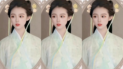 绝美古风小仙女治愈迷人可爱心动