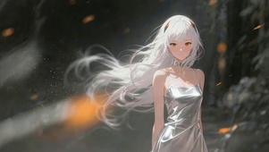 银发美女高清4k