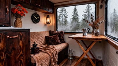【雨景】林中小屋