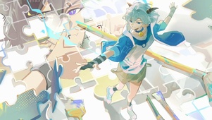【灰喜】塑造
