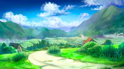 清晨的乡村田野