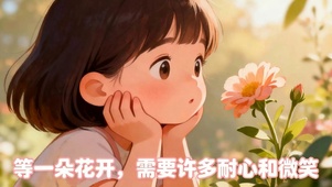 许多耐心和微笑