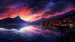 唯美夜空