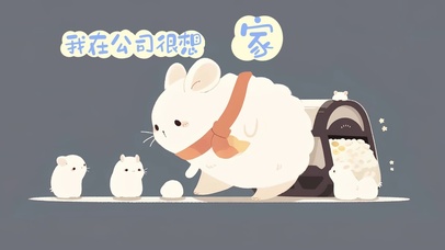 4k打工人趣味壁纸