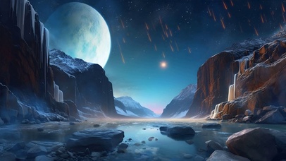 月光下的独景