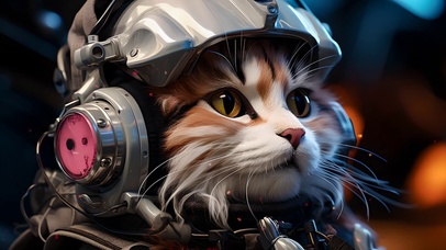 4K 朋克猫咪