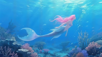 海底人鱼女孩