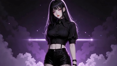 暗黑系酷女孩