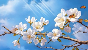 清新花卉壁纸