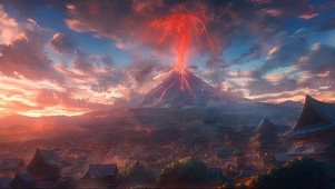 火山喷发奇观