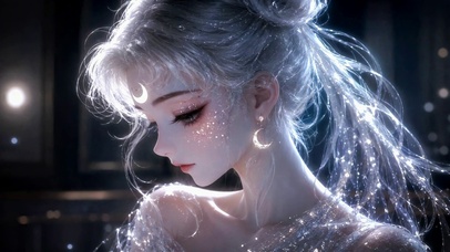 闪银月光