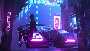 机甲汽车女孩