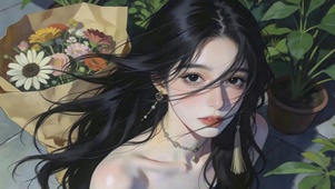 长发女孩