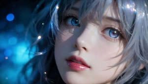 她的眸中是深海-壁纸版