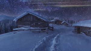 冬季暴风雪环境