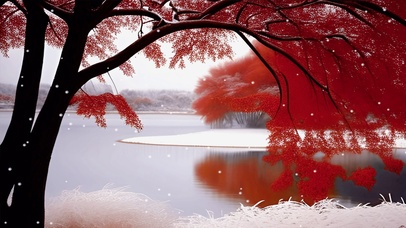 夜阑卧听风吹雨