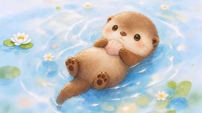 萌趣小水懒
