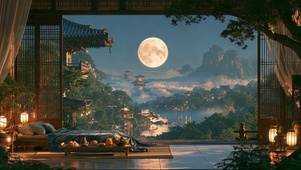 中秋赏月4K