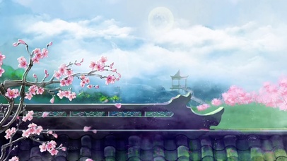 唯美桃花风光