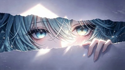 纸后的初音