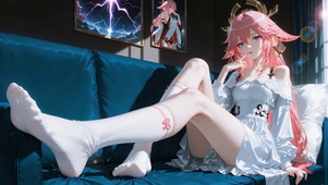 白丝神子