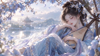 古典花下歌姬