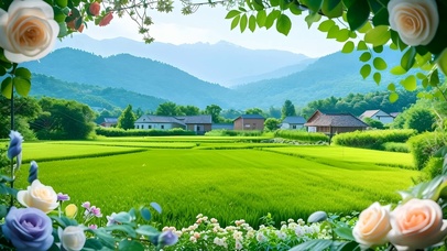 清新治愈乡村小屋