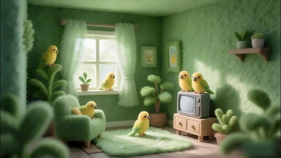 昼夜更替-追剧的小鸟