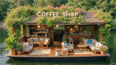 湖上咖啡小屋