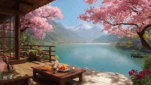 樱花树木