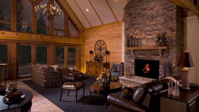 舒适的客厅雨声