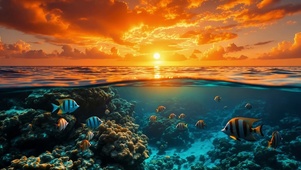 黄昏海洋