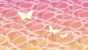 水面蝴蝶