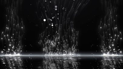 白色湖面