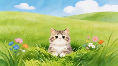 草原猫咪
