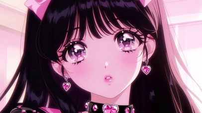 怀旧动漫少女
