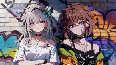 可爱女孩