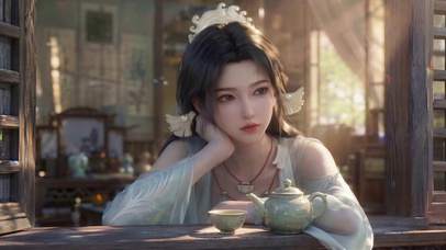 宋玉倚窗