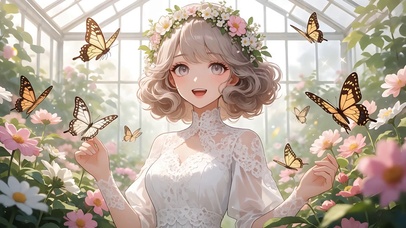 花海一笑