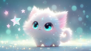 超萌小猫与星星