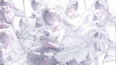 白毛萝莉