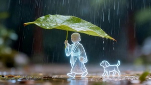 雨天小佛