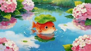 湖面小鱼